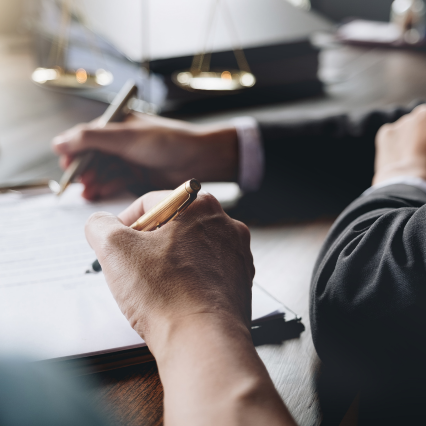 Signing legal documents